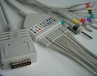 ECG/EKG cable with leads