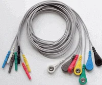 Holter leadwires — view 2
