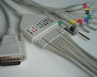 NIHON KOHDEN EKG cable with 10 leads — view 2
